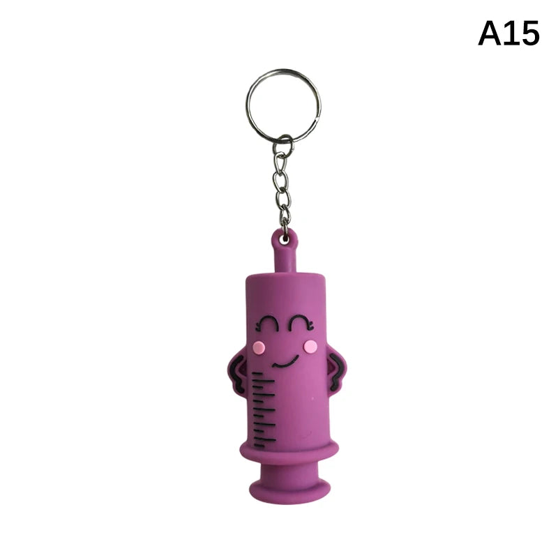Shaped Ampoule Bottle Opener Keychain Rubber Cutter Aid Medication Vial Breaker Tool For Home Nurses And Doctors Qme A15