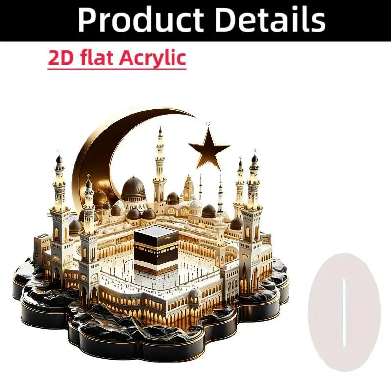 Arabic Architecture Camel Statue Figurine Home Office Desk Ornament Qme A44