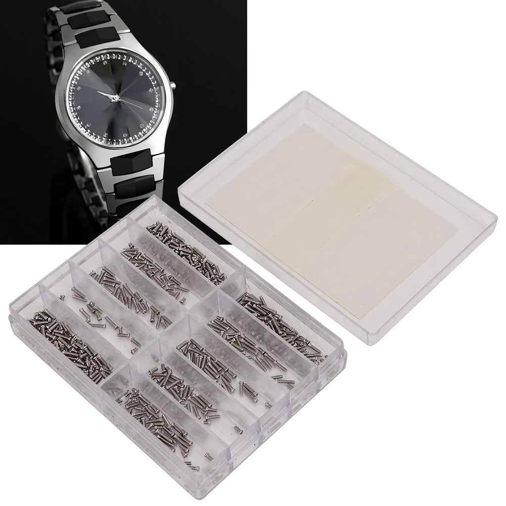 1 6-6 0mm Vis Crossé en Acier Inoxydable pour Botier Arrière de MontrE Bracelet Watch Screw Watch Back Case Screw Qme