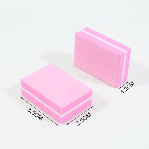 10-100PCS Mini Buffing Sanding Files Block Pedicure Care Nail Art Buffer Polish Manicure Pedicure Nail File Tools Nail Charm New Qme