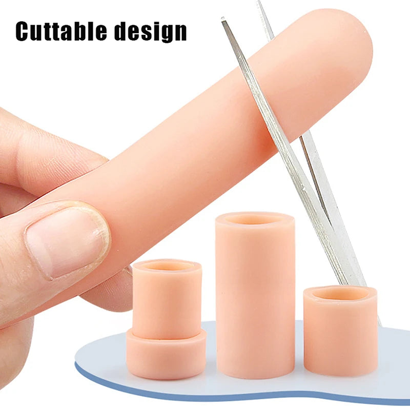 Gel Toe Separator Finger Protector Silicone Cushion Tubes Sleeves Qme