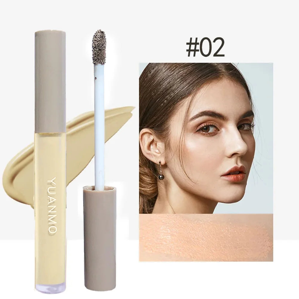Liquid Concealer Matte Coverage Waterproof Oil Control Moisturizing Qme Dark