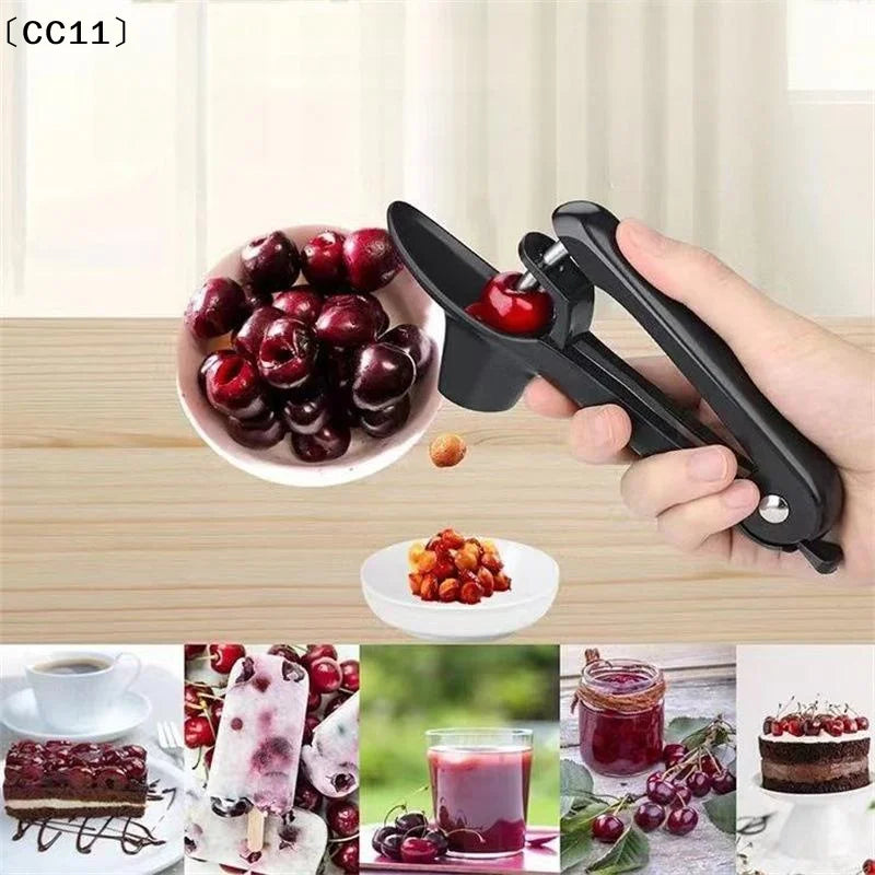 Cherry Fruit Kitchen Pitter Remover Olive Corer Remove Pit Tool Seed Qme