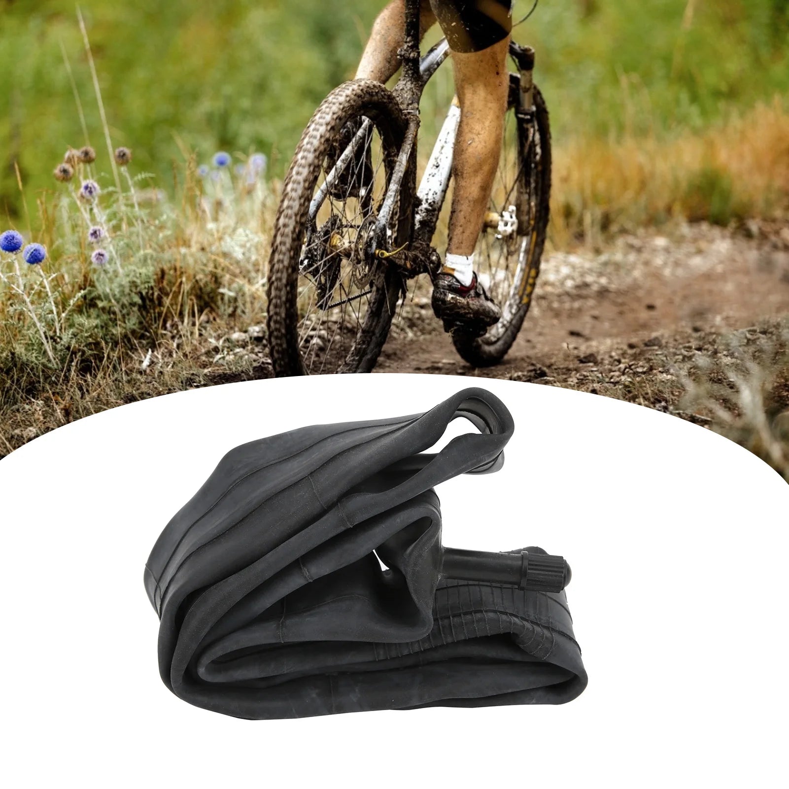 14x1.50‑1.75 Folding Bike Inner Tubes with Schrader Valve 14inch Butyl Rubber Inner Tubes 14inch Inner Tubes for Folding Bikes Qme