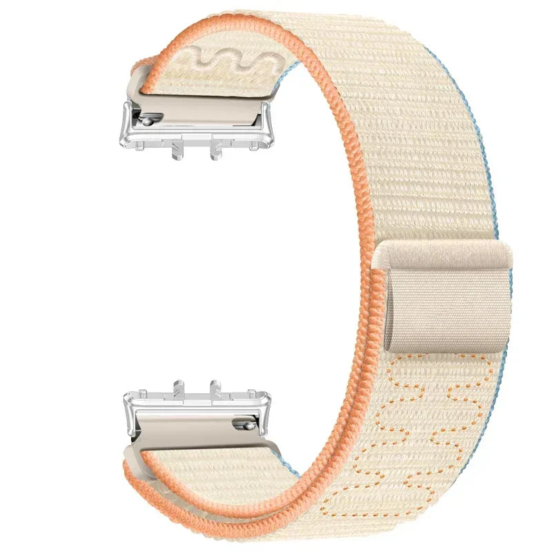 Nylon Loop Strap for Samsung Galaxy Fit 3 Adjustable Elastic Bracelet Watchband for iWatch Samsung Galaxy Fit3 Band Accessories Qme SMilk Galaxy Watch Fit 3