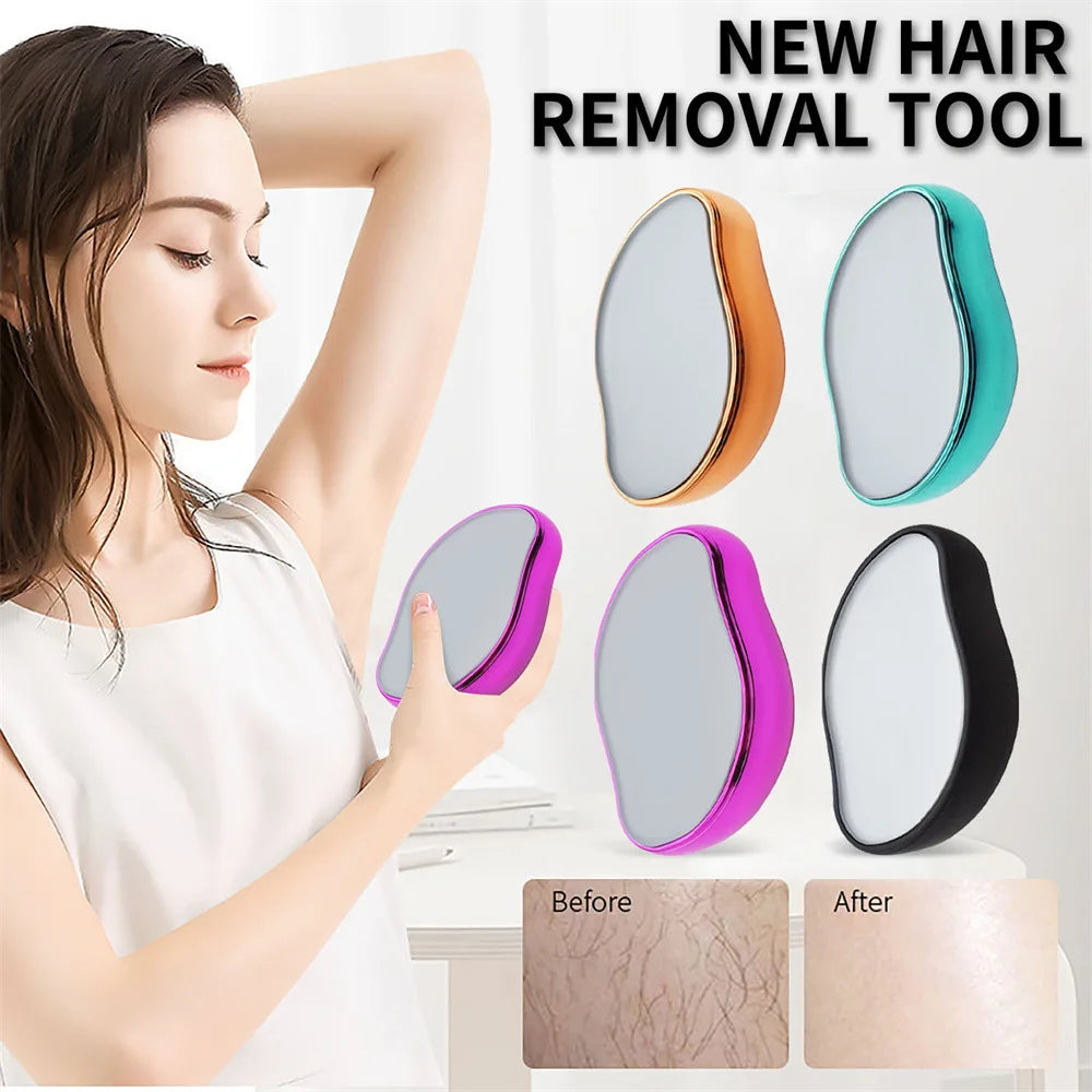 Nano Painless Epilator Crystal Hair Remover Eraser Professional Physical Safe Hair Eraser Men Women BodyBeauty Hair Removal Tool Qme
