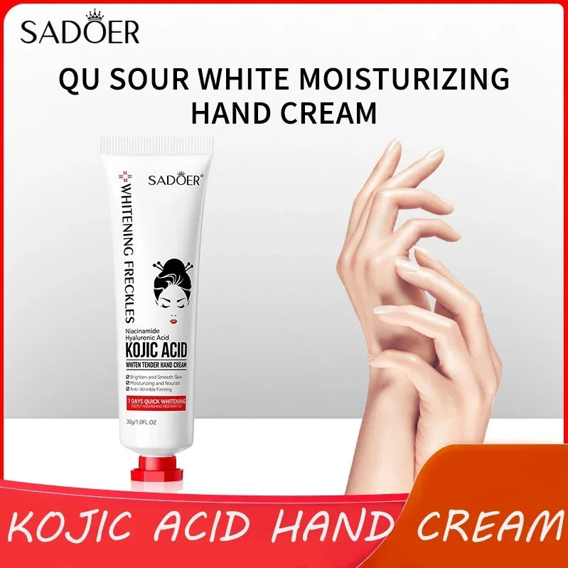 Kojic Acid Anti-wrinkle Hand Cream Skin Soften Nourish Anti-drying Qme