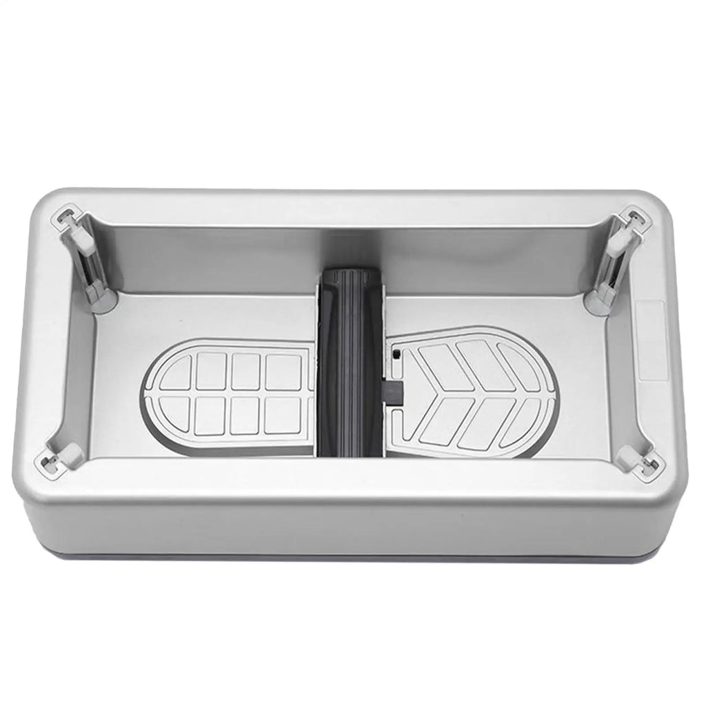 Shoe Cover Dispenser Portable Automatic Shoe Cover Machine Set with 100 Shoe Covers Non-slip Dustproof Shoe Covers for Home Qme