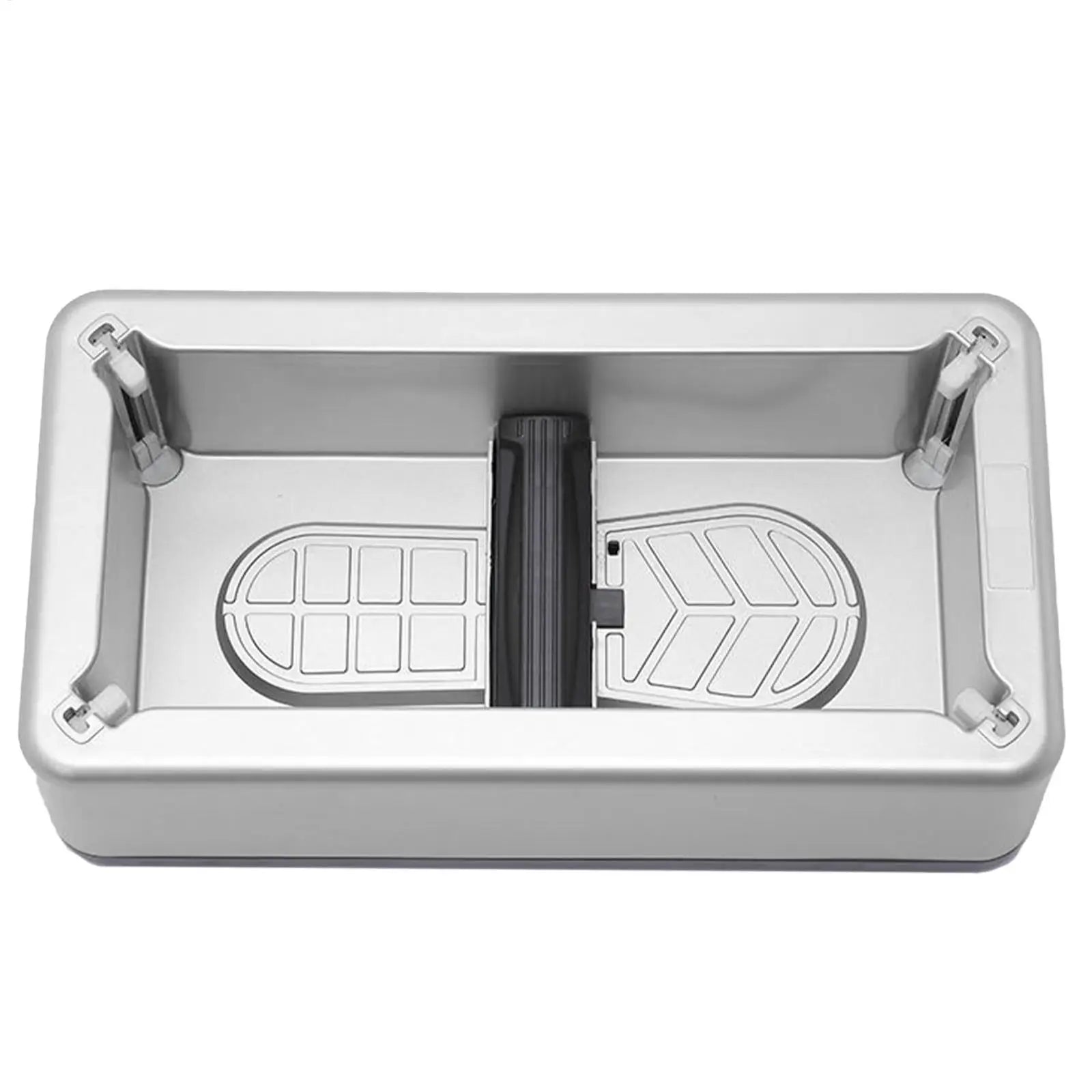 Shoe Cover Dispenser Portable Automatic Shoe Cover Machine Set with 100 Shoe Covers Non-slip Dustproof Shoe Covers for Home Qme