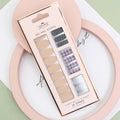 30 34Tips UV-Free Gel Nail Wraps Solid Glitter Stickers No Need UV Qme MK-34Z-A042-54