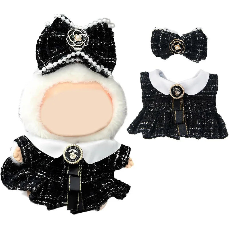 Labubu Clothing Soft Plush Doll Clothing - Advanced Clothing and Accessories Set, Suitable for 15-17cm Doll Clothing Accessories Qme