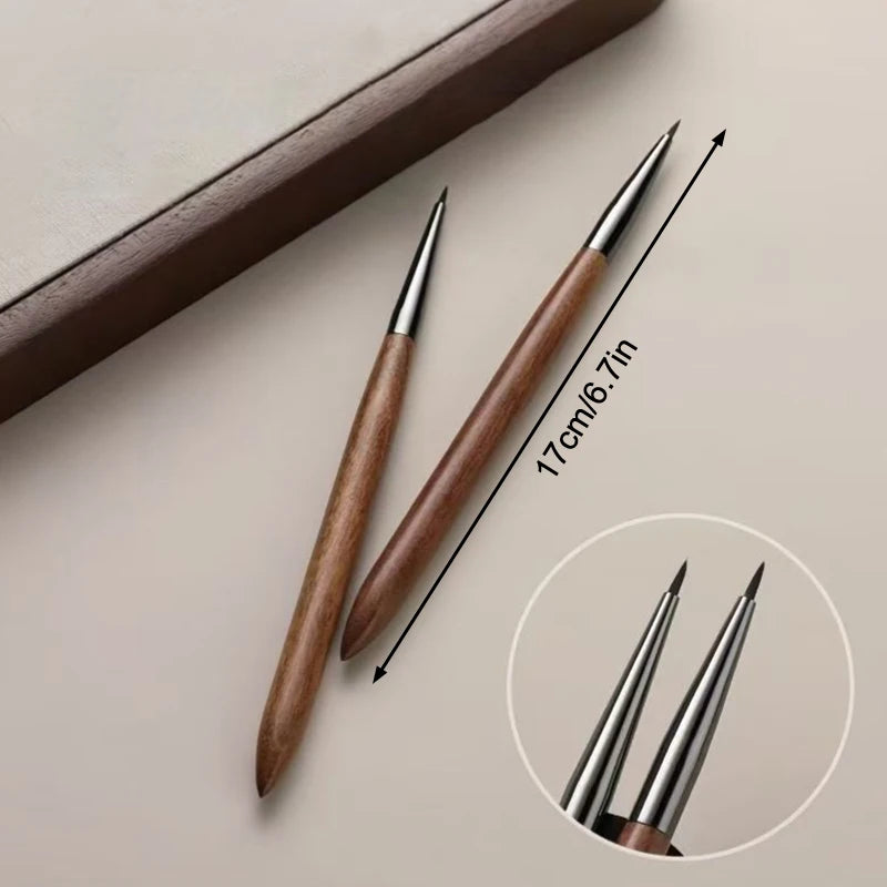 Sandalwood Nail UV Gel Pen Brush Art Liner Flower Painting Drawing Qme one size