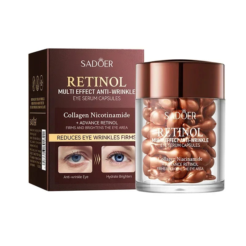 SADOER Retinol Eye Serum Eyes Skincare Anti Dark Circles Moisturizing Qme