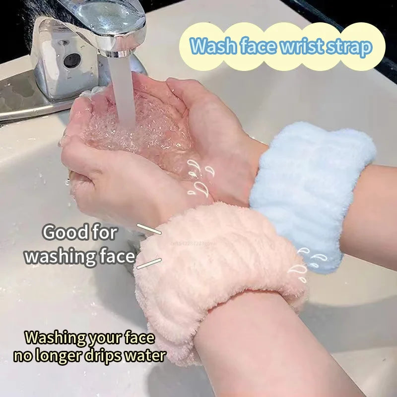 Wash Face Wristband Headband Skin Care Spa Water Absorption Qme