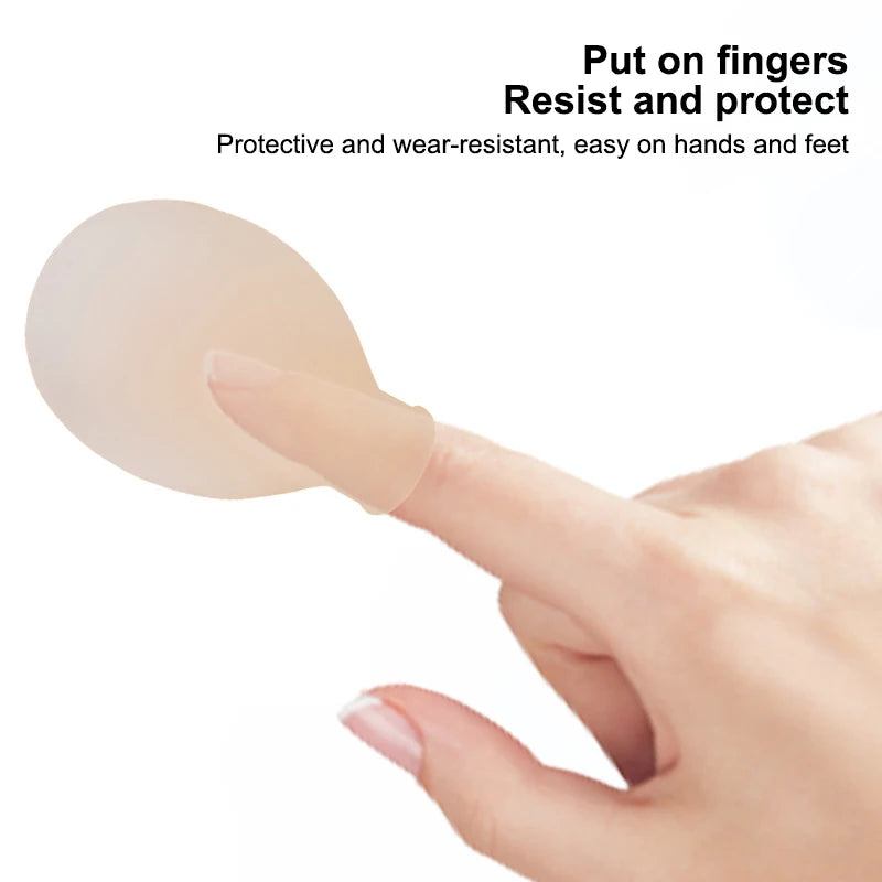 Waterproof Soak Potion Finger Cots Protective Covers Toe Injuries Qme