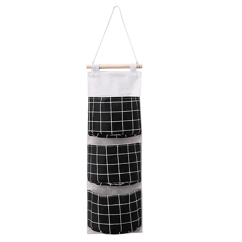 Wall Hanging Storage Home Three-pocket Bag Dormitory Qme A13