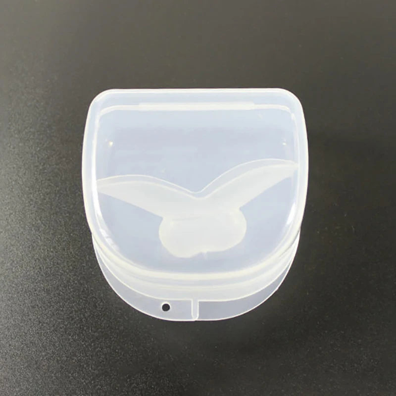 Anti Snoring Mouthpiece Device Tongue Medical Silicone Sleep Guard Qme
