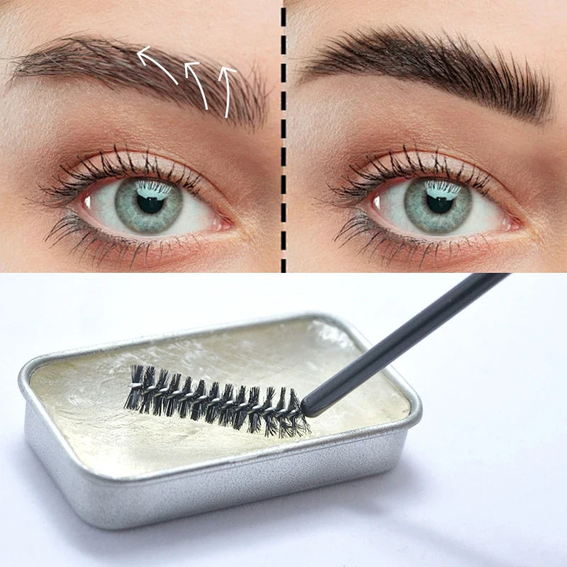 Eyebrow Styling Wax Setting Gel Waterproof Natural Long-lasting Qme
