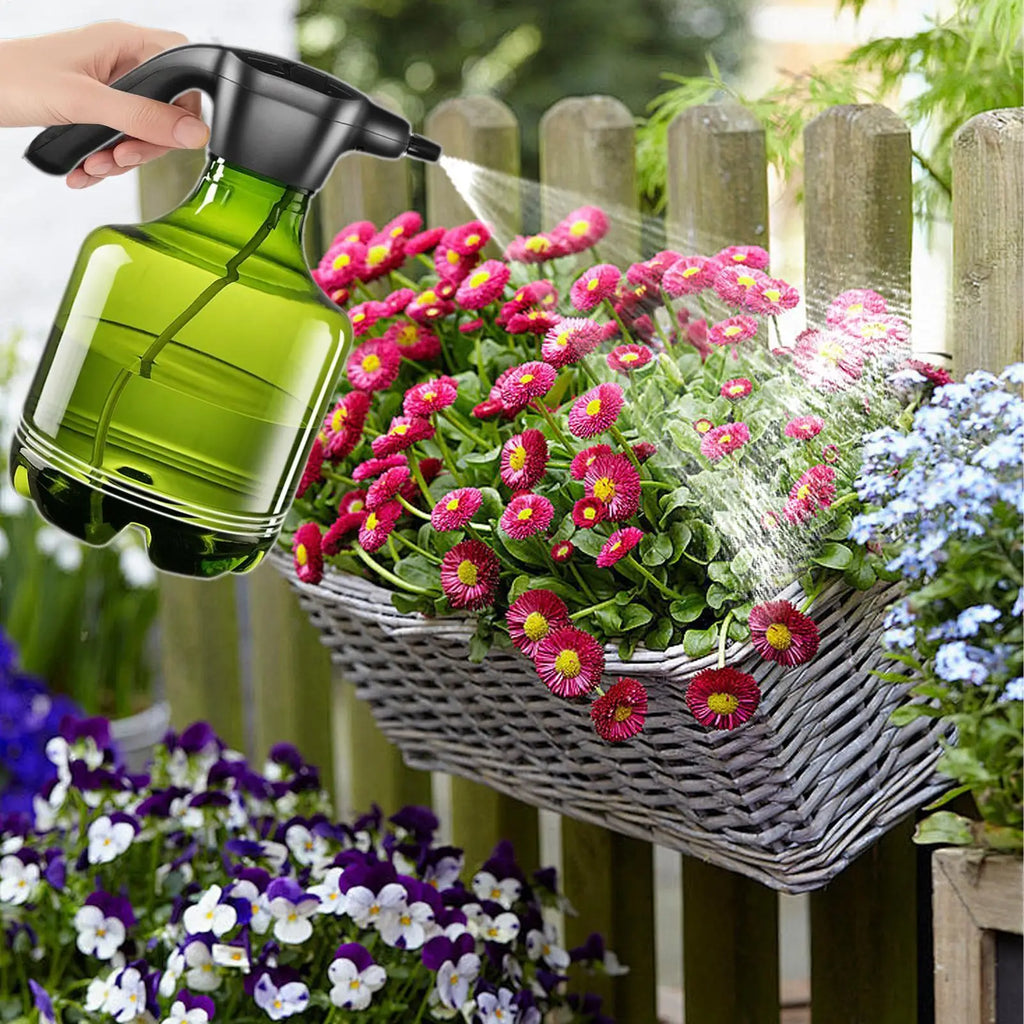 Electric Mister Bottle Plants Watering Bottle Electric Sprayer 3000ml Gardening Irrigation House Cleaning Tool For Porch Qme