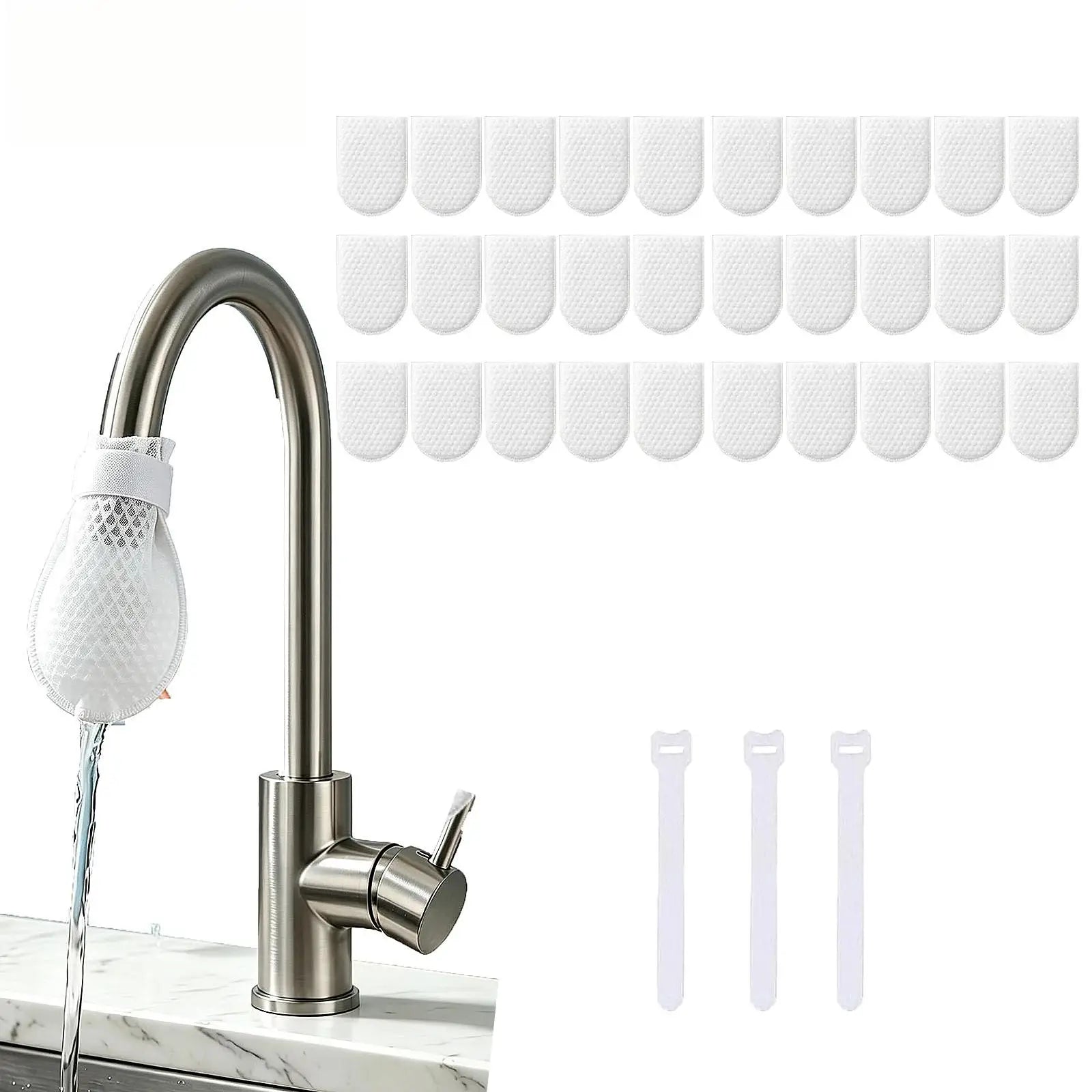 Universal Faucet Filter Cotton Anti-splash Thickened Faucet Water Filter Bag with Tap Home Water Cleaning Supplies Qme C One Size