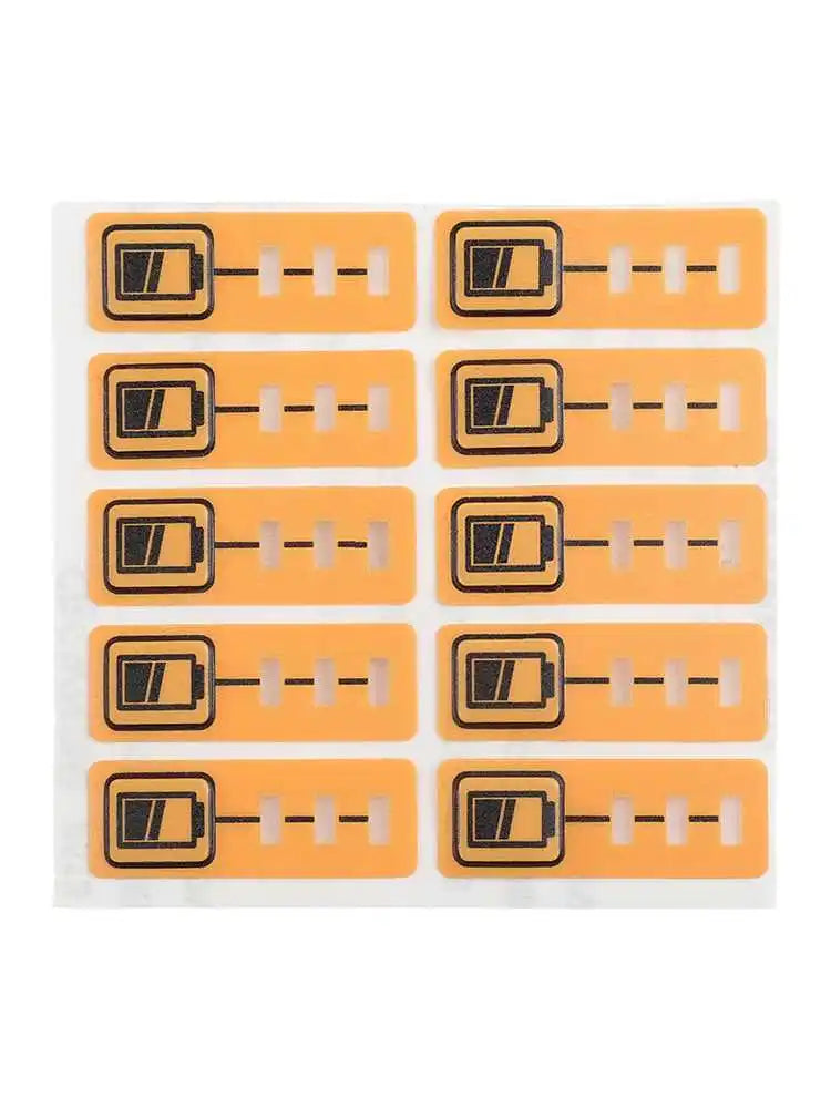10PCS Battery Capacity Key Stickers Fits For Dewalt DCB200 DCB140 For DCB182 18V 14.4V Lithium Battery Replacement Qme