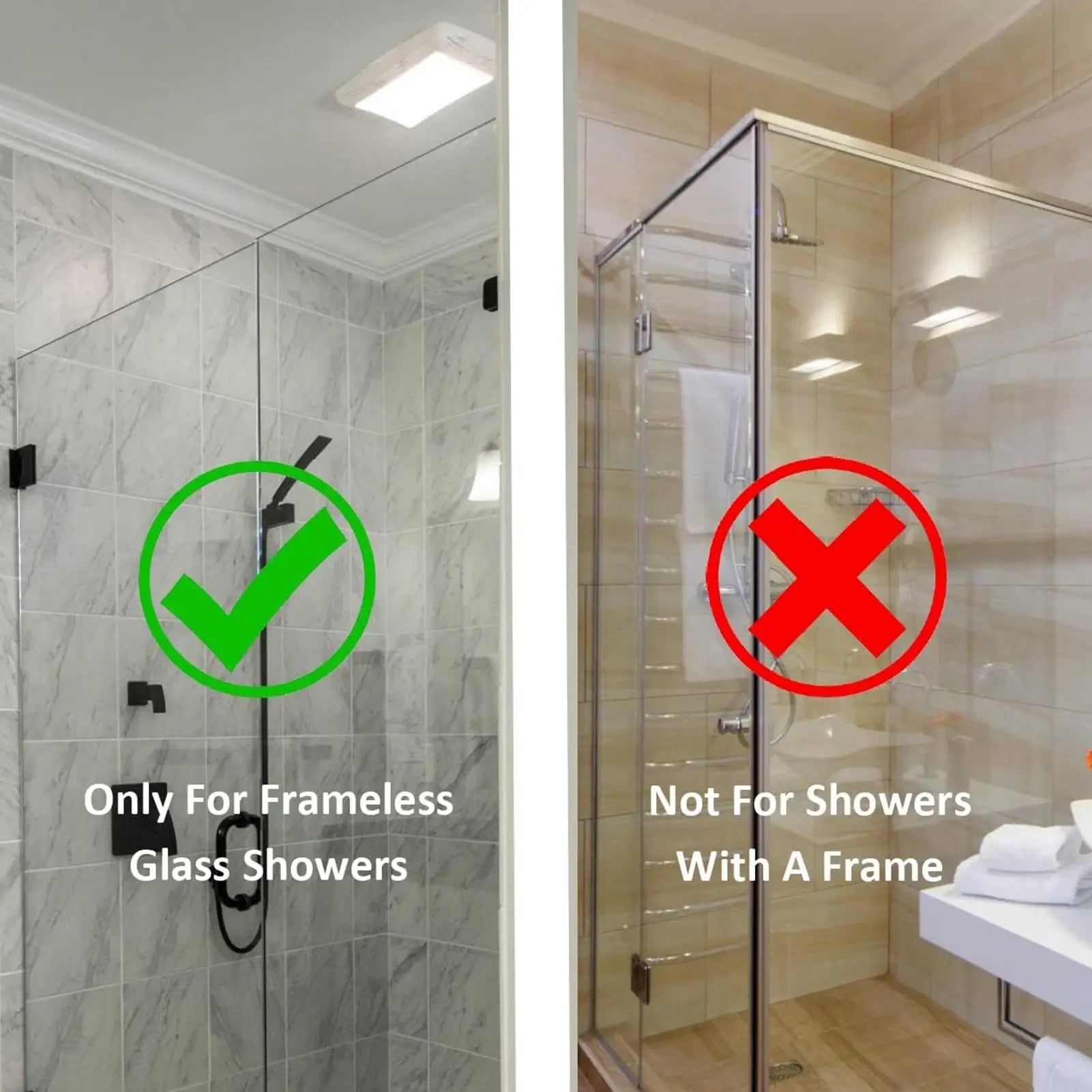 Shower Hooks Over Glass Door Acrylic Shower Door Towel Hooks Space-Saving Shower Door Hooks for Clothes Towels Washcloths and Qme