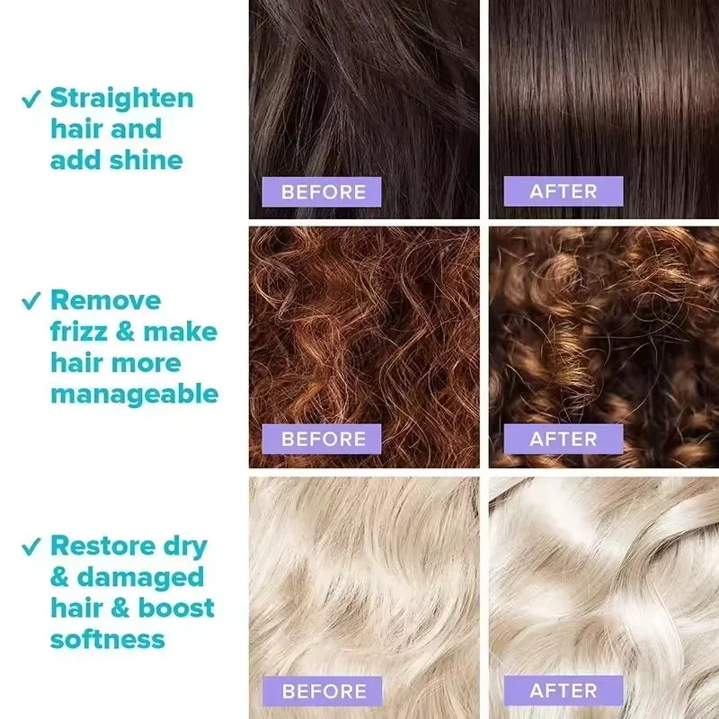 Magical Keratin Hair Mask 5 Seconds Repair Damaged Frizzy Hair Soft Smooth Shiny Nutrition Deep Moisturize Nourishing Hair Care Qme