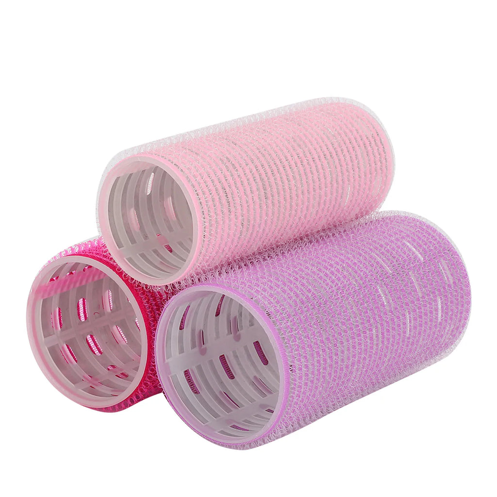 Self-Adhesive Hair Rollers Portable Grip Holding Styling Curlers Hairdressing Tool Hairdressing Roller Styling Hair Roller Qme as pic