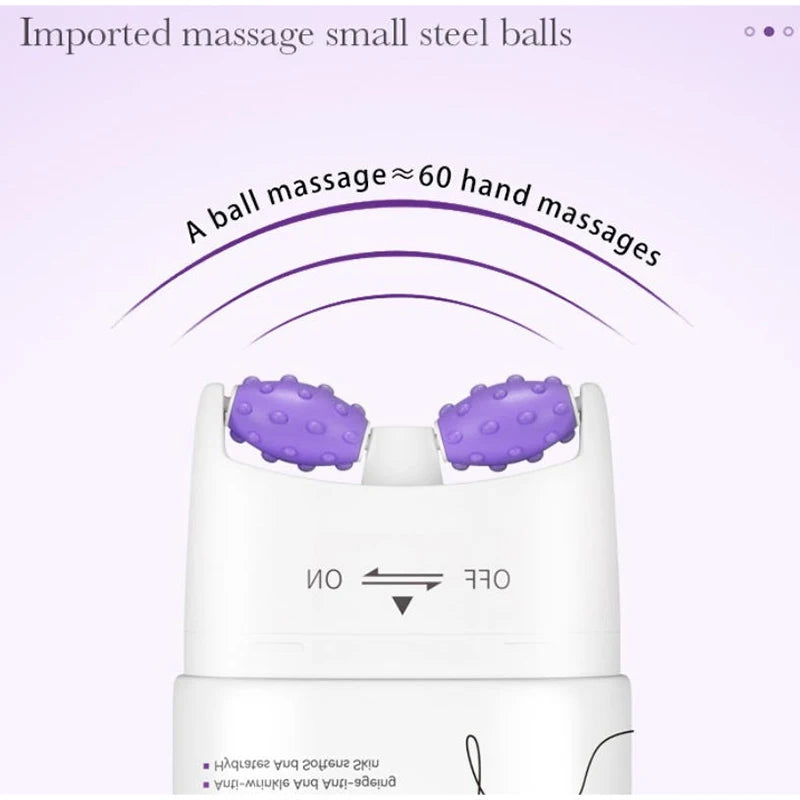 Collagen Neck Rolling Massage Cream Rice Extract Deeply Moisturizes Qme
