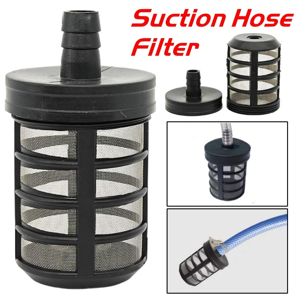 1-3Pcs Suction Hose Filter High Pressure Washer Hose Water Pump Stainless Steel Net Strainer Pressure Washer for Garden Courtyar Qme
