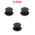 1/2/3PCS Silicone Universal Pot Lid Knob Pot Handle Replacement Kitchen Cookware Cover Knobs for Pan Lid Kitchen Accessories Qme 3PCS Black