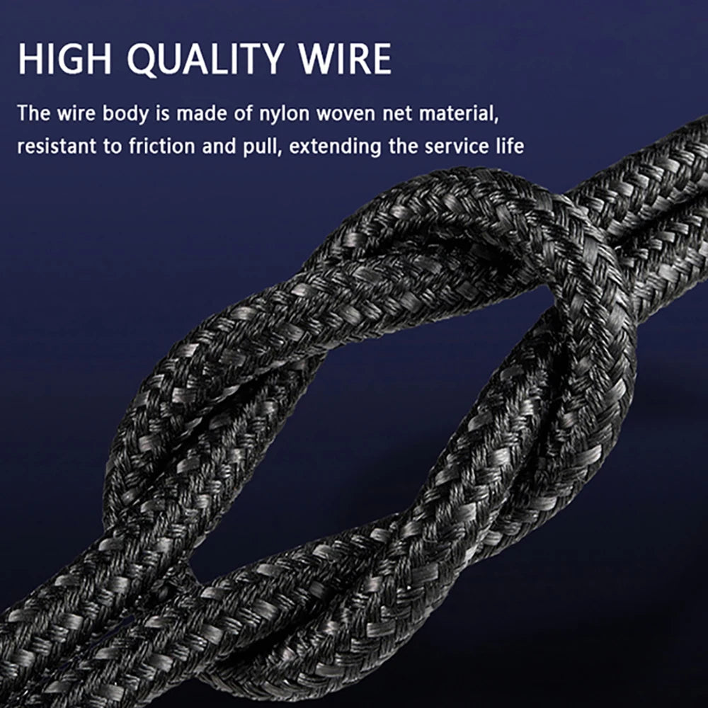 USB3.2 Gen1 Type-C Data Cable 60W 3A Fast Charging 10Gbps High Speed Transfer Braided Cord Aluminum Shell for Phone SSD 0.5m 1m Qme