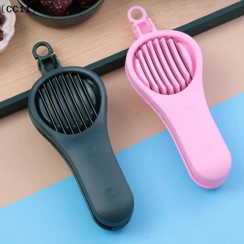 Strawberry Slicer Sharp Stainless Steel Blades Non Slip Handle Home Qme
