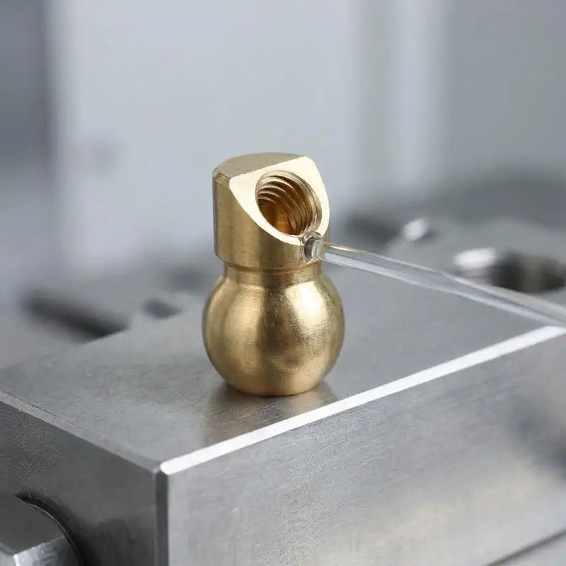 1Pc CNC Machine Tool Oblique Spray Brass Ball Coolant Nozzle Tool Holder Ball Joint Nozzle Accessories. Qme