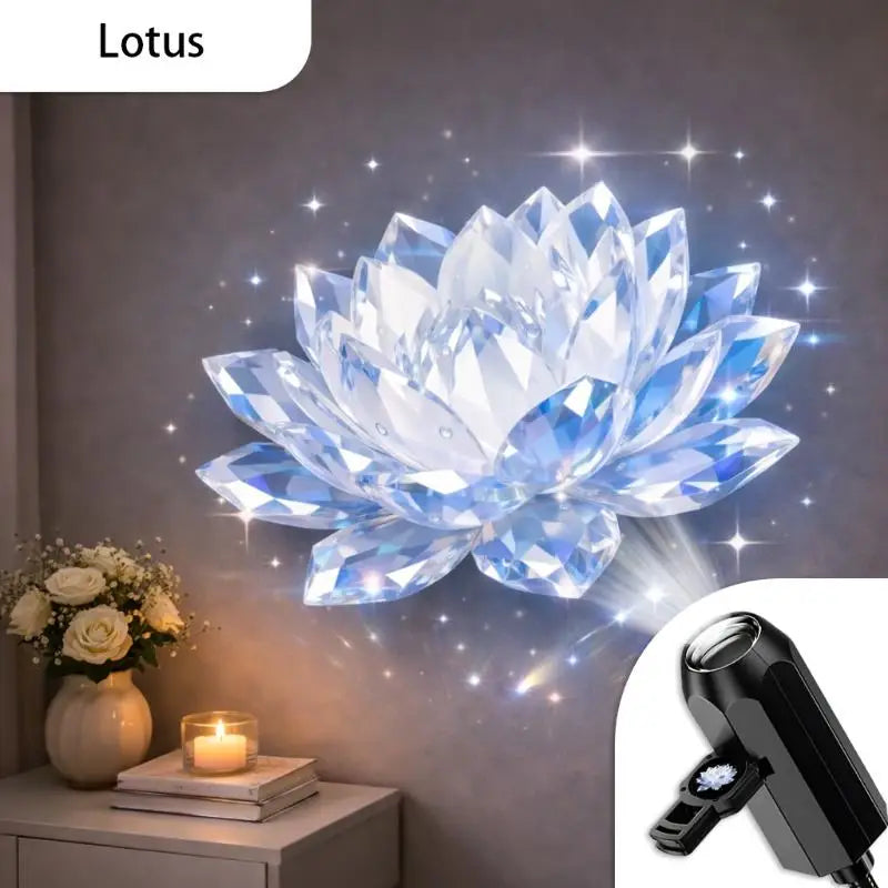 10 Patterns Dreamy Floral Pattern Projection Light Room Wall Ceiling Qme