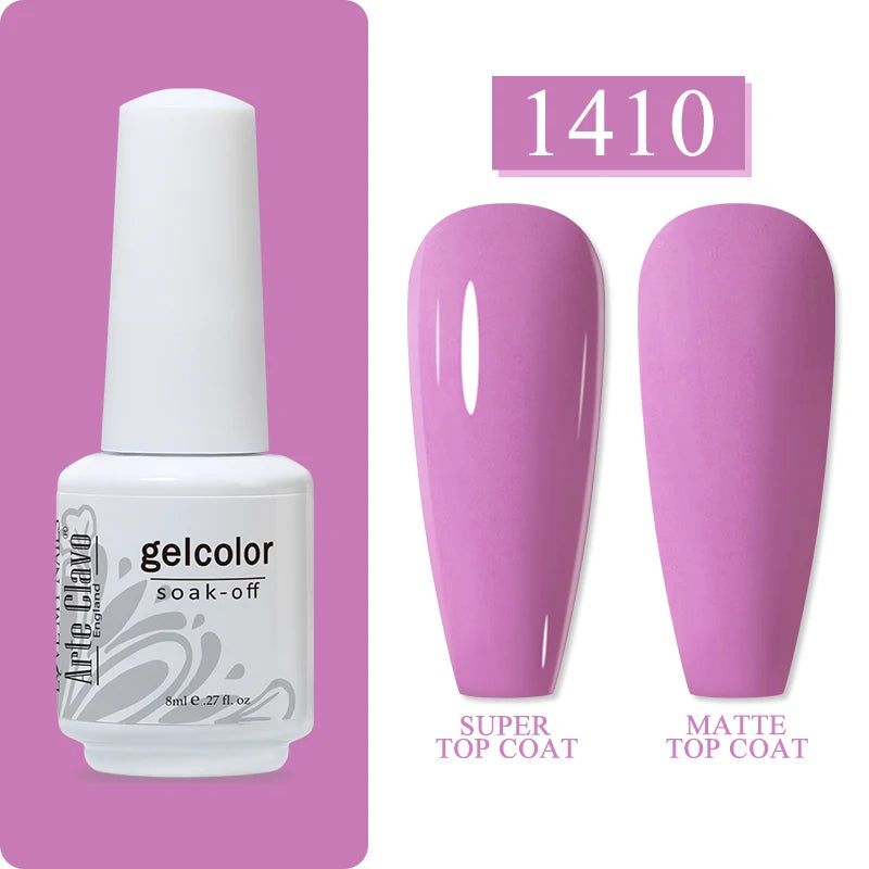 Arte Clavo Art Nails Varnish Base Coat Gel Nail Polish UV LED Lamp Qme 1410