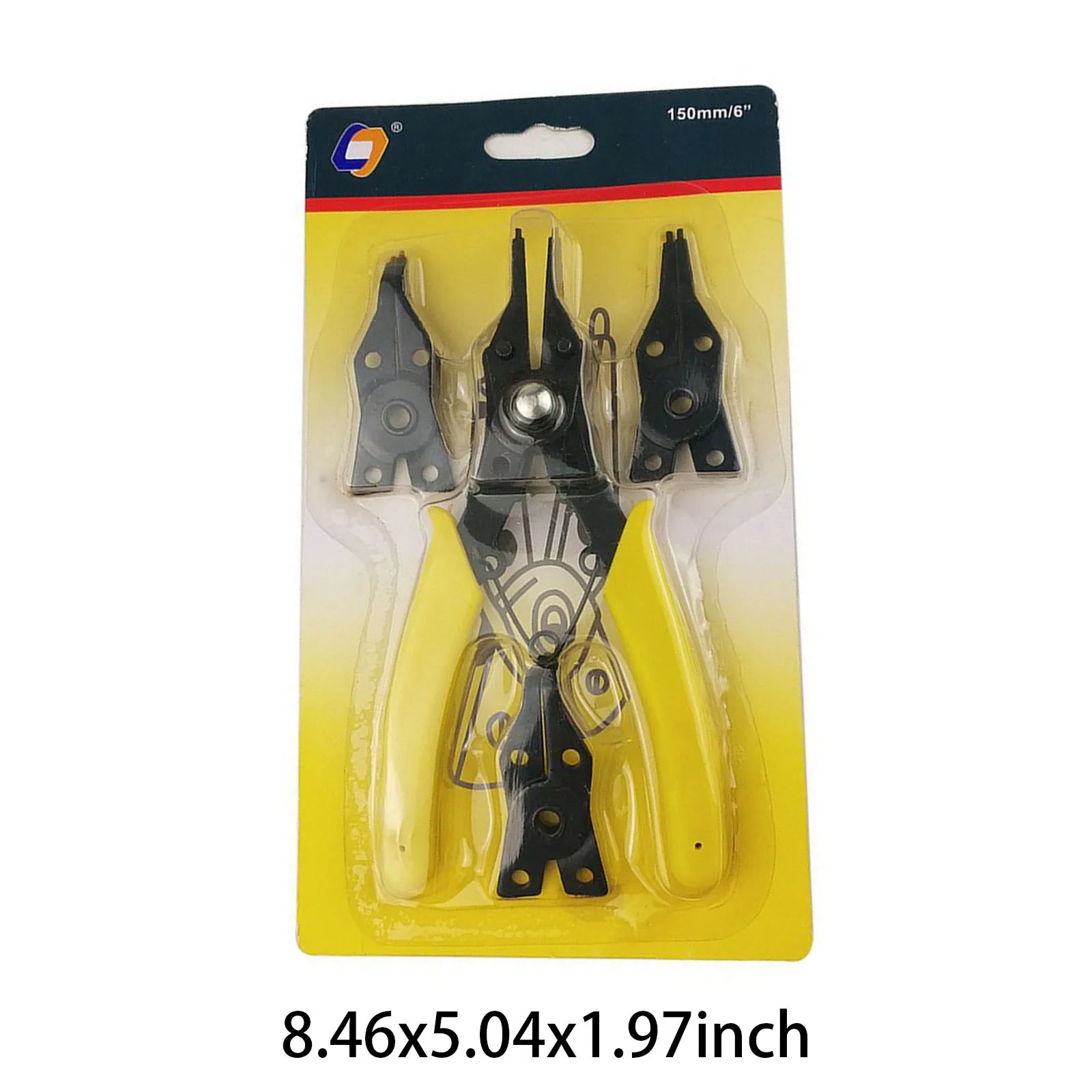 4 In 1 Convertible Internal External Retaining Ring Plier Anti-Slip C Clip Circlip Lock Ring Removal Tool For Automotive Repair Qme