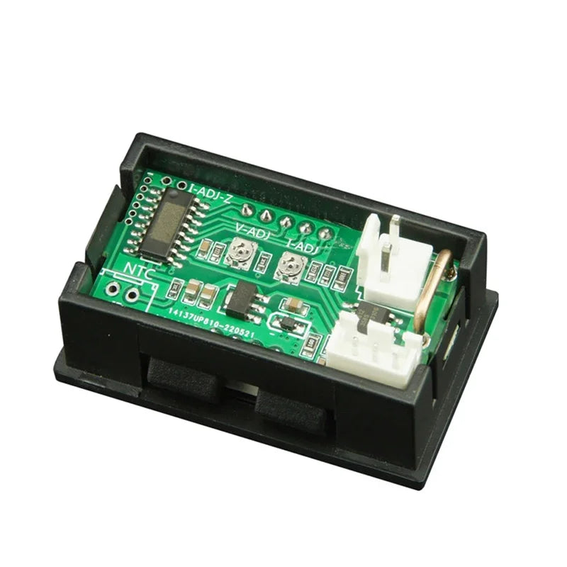 DC 0-100V 10A Digital Voltmeter Ammeter Dual Display Voltage Detector Qme