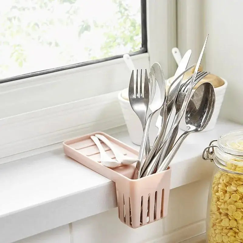 Kitchen Convenience Accessories Sink Shelf Suction Cup Sponge Drain Qme