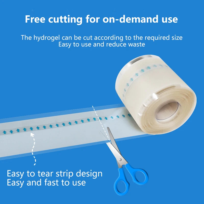 1 Roll Scar Cover Tape Waterproof Self-adhesive Hydrocolloid Band Aid Qme