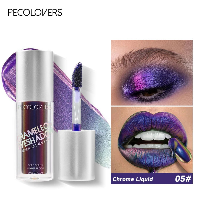 Multi-chrome Shifting Pigments Chameleon Liquid Eyeshadow Long Qme 05