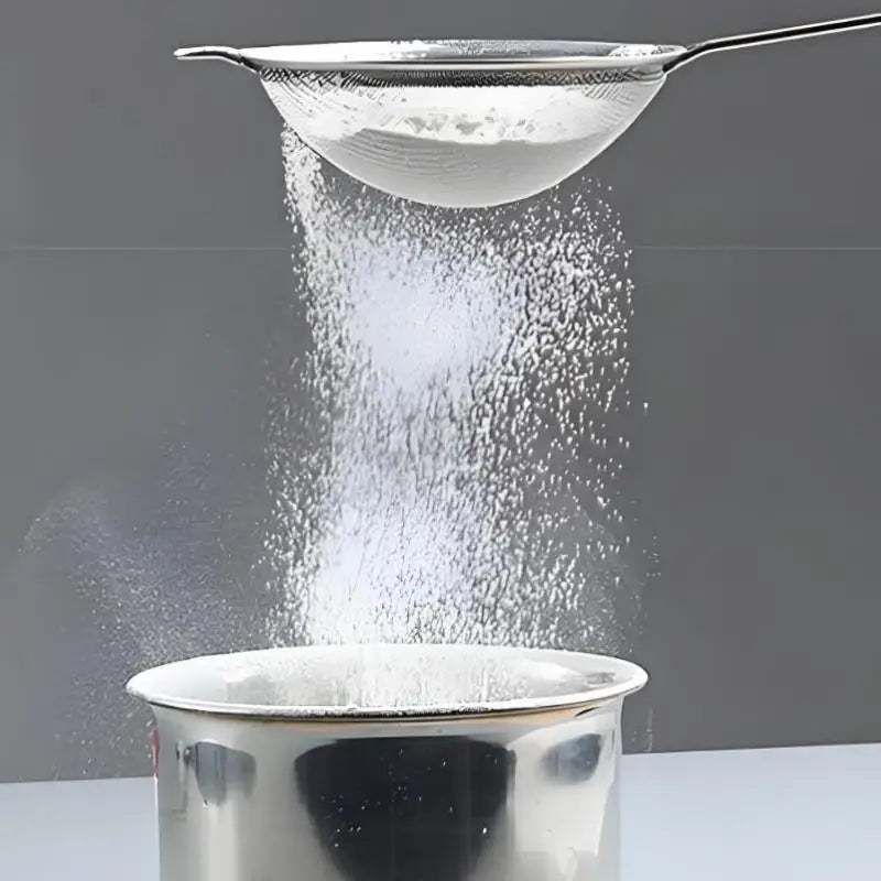 3Pcs Multi-purpose Mesh Filter Strainer For Baking With Handle Flour Sieve Sifter Baking Accessories Easy To Filter Kitchen Tool Qme