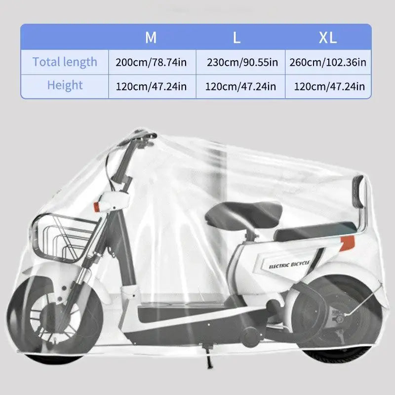 Waterproof Bicycle Scooter Rain Dust Cover Motorcycle Thickened Qme