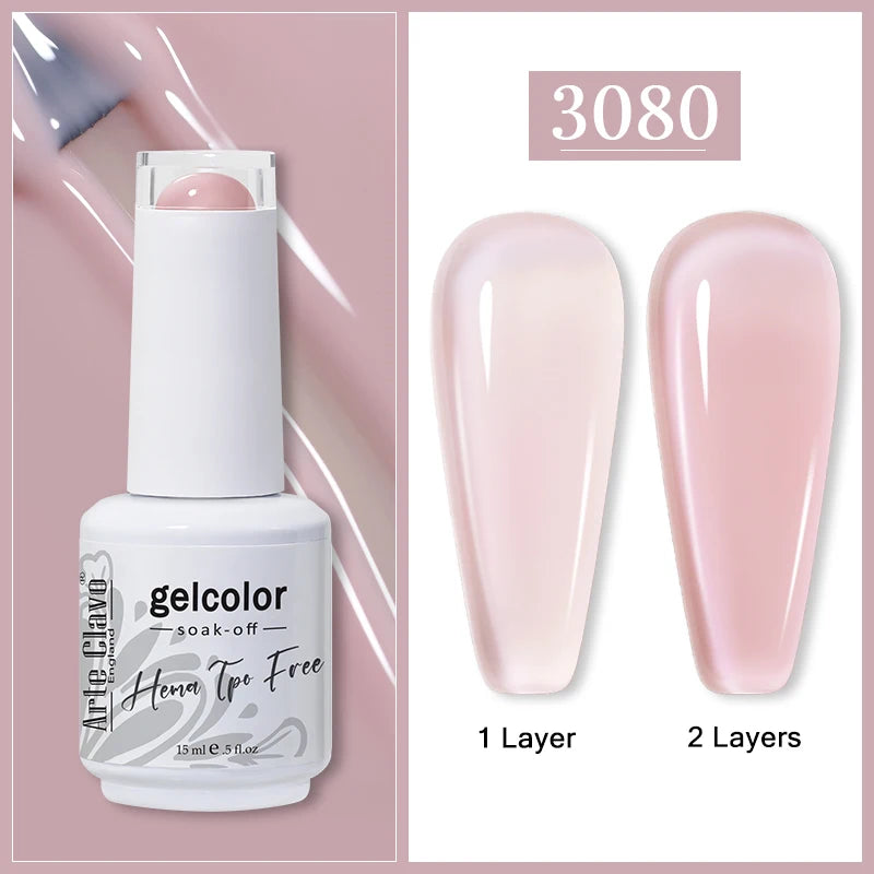 Arte Clavo HEMA TPO Soak Off UV LED Nail Gel Polish 108 Colors