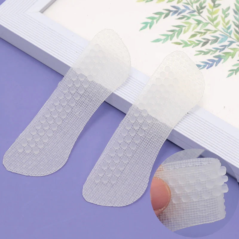 Silicone Heel Protectors Stickers Heels Grips for Women Men Anti Slip Heel Cushions Non-Slip Inserts Pads Foot Soft Heel Care Qme A(S) China Mainland