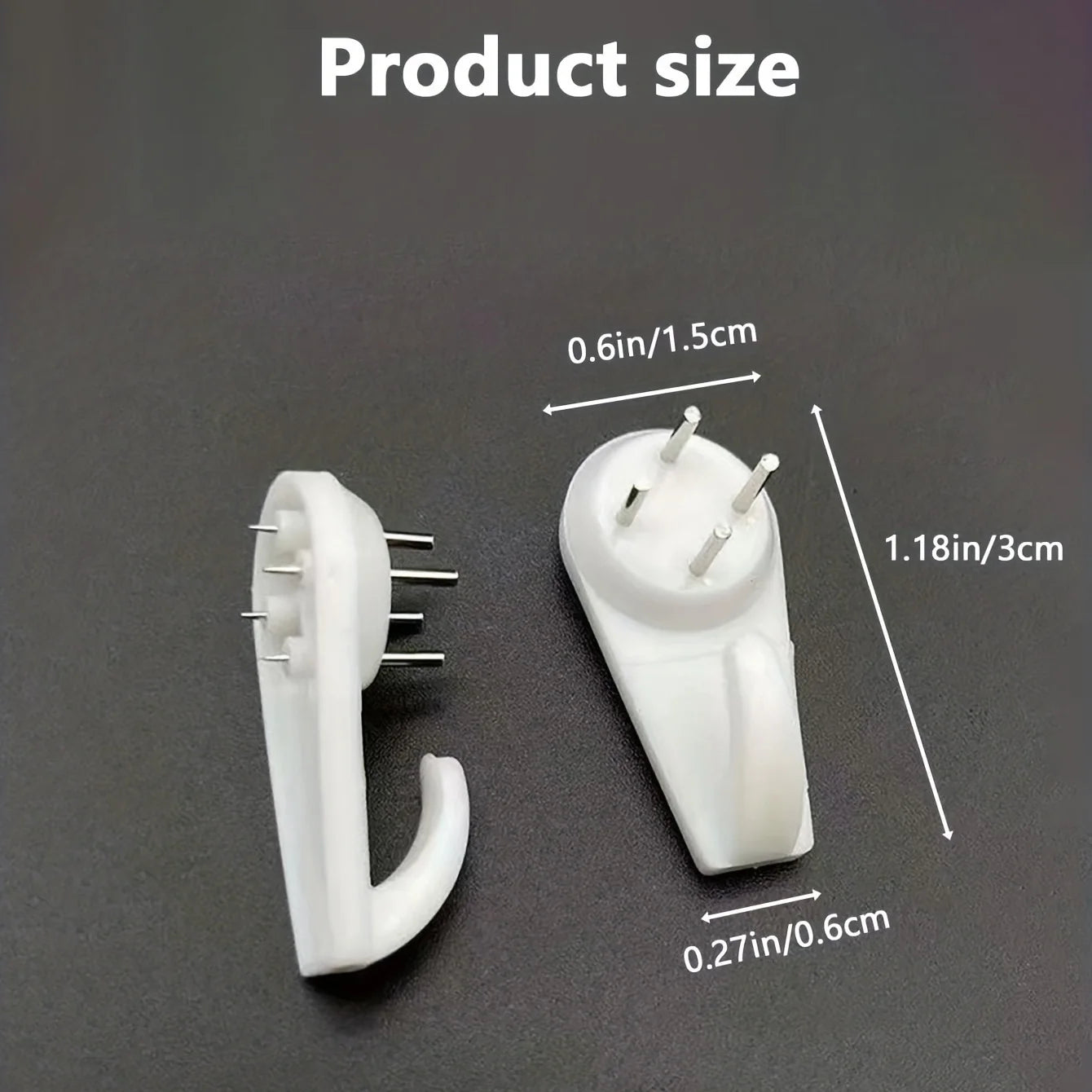 Invisible Plastic Wall Hanging Nail Concrete Hard Wall Hook Used for Hooks and Frame Hooks Qme