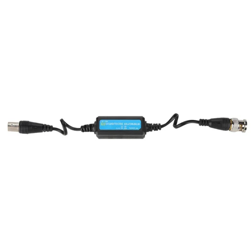 2pcs Ground Loop Isolator Video Balun - BNC M/F for HD-TVI/CVI/AHD/CVBS/CVBS Cameras | Anti-Interference Coaxial Noise Filter Qme