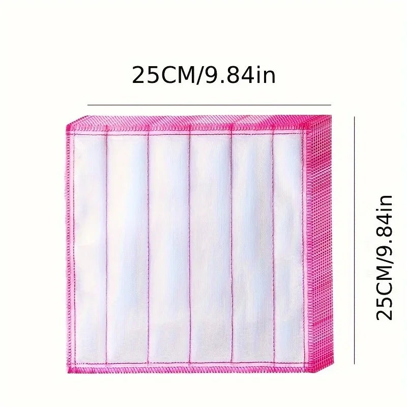 Super absorbent thick type dishcloth - Reusable kitchen, bathroom and outdoor cleaning towel Qme