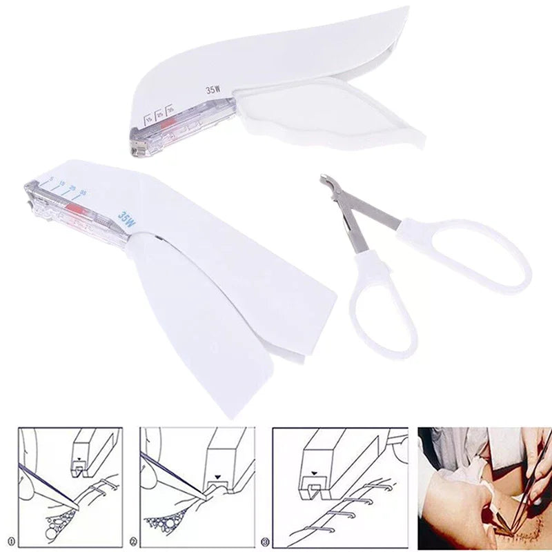 Profession Medical Surgery Special Stainless Steel Skin Stitching Machine Disposable 35W Surgery Skin Stapler Suture Stapler Qme
