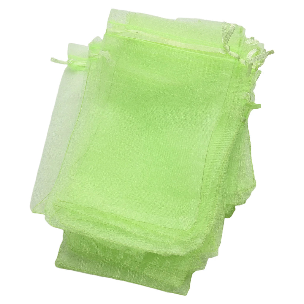 50Pcs Plant Fruit Grape Protection Netting Bags With Drawstring For Trees Garden Cover Mesh Bags To Protect Plants From Birds Qme